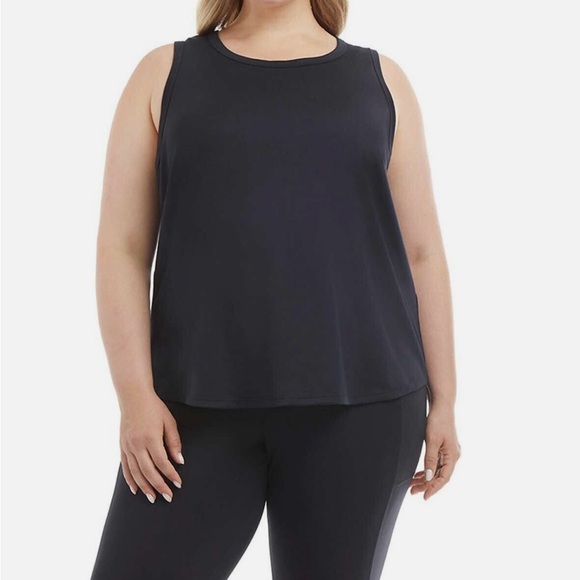 Danskin Women's 2 Pack Moisture Wicking Airbrush Tank - Picture 3 of 5